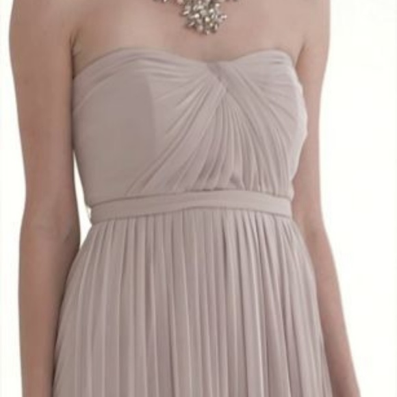 David's bridal Convertible Versa Long Mesh Dress - Picture 2 of 6